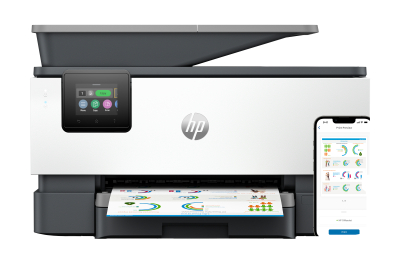 HP OfficeJet Pro 9120e Wireless All-in-One Color Printer, Instant Ink; Two-sided printing