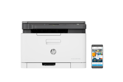 HP Laser 178nw Wireless Multifunction Color Printer, Copier, Scanner; Duplex
