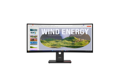 Lenovo ThinkVision T34WD-40 LED display 86.4 cm (34") 3440 x 1440 pixels Wide Quad HD Black
