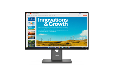 Lenovo ThinkVision P24QD-40 LED display 60.5 cm (23.8") 2560 x 1440 pixels Quad HD LCD Black