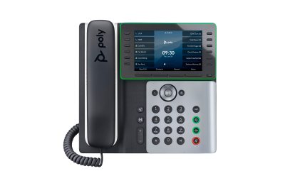 HP Poly Edge E550 IP Phone and PoE-enabled