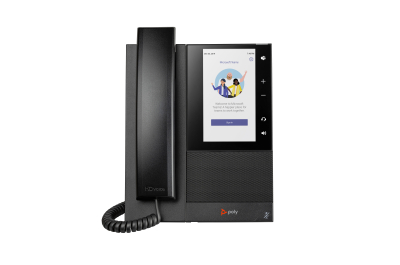 HP Poly CCX 505 Business Media Phone for Microsoft Teams and PoE-enabled