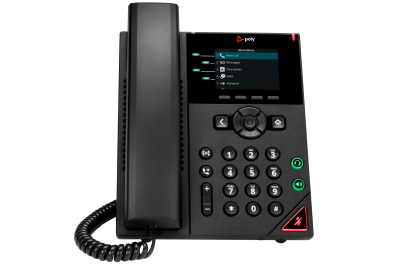 HP Poly VVX 250 4-Line IP Phone and PoE-enabled GSA/TAA