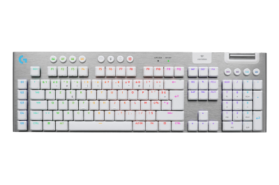 Logitech G G915 X LIGHTSPEED keyboard Gaming USB + RF Wireless + Bluetooth AZERTY French White